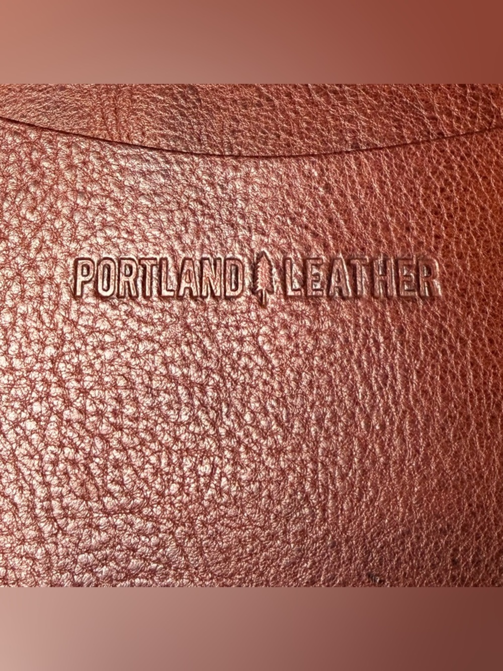 Portland Leather Large Circle Crossbody Bag, Nutmeg, Adjustable Strap - Picture 14 of 14